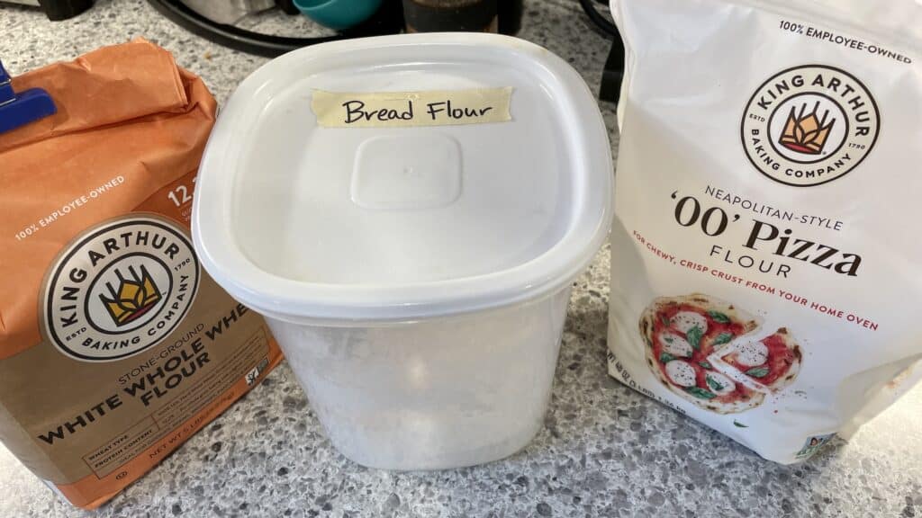 different flours for pizza