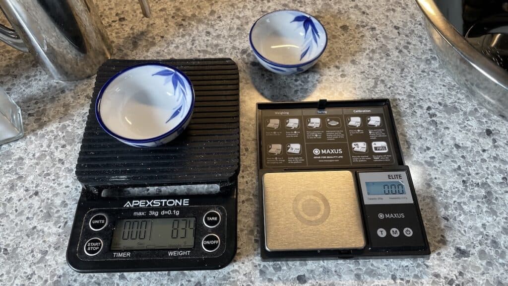 scales for pizza dough
