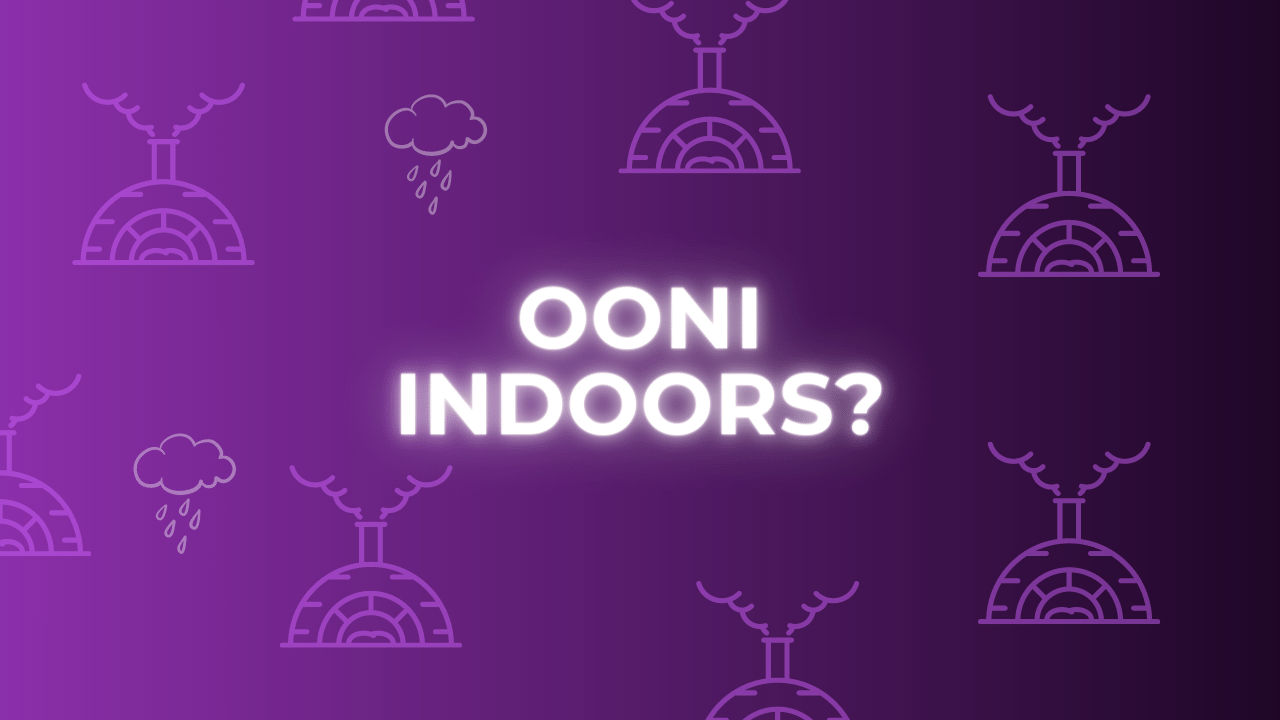 can you use an ooni pizza oven indoors